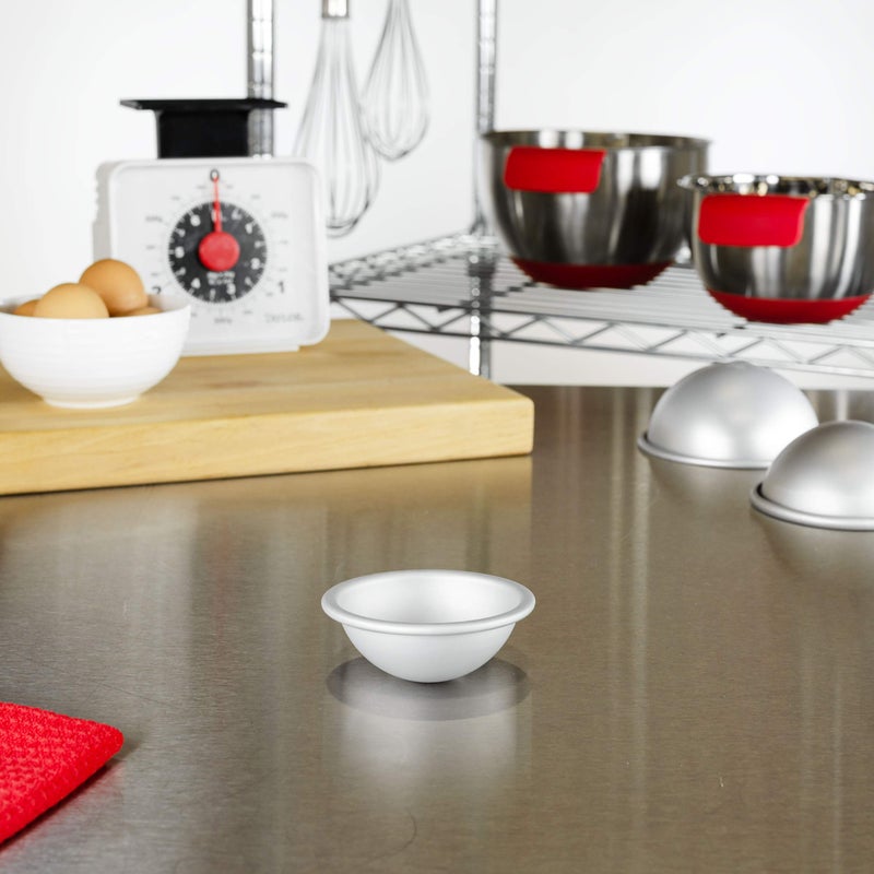 Fat Daddio's Cake Hemisphere Pan, 2.75 x 1.4 Inch, Silver - Image 3